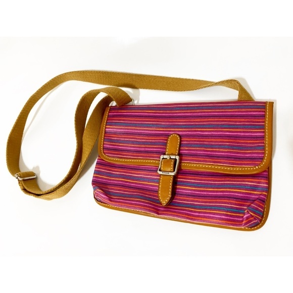 Fossil Striped Mini Crossbody Bag - Picture 12 of 14